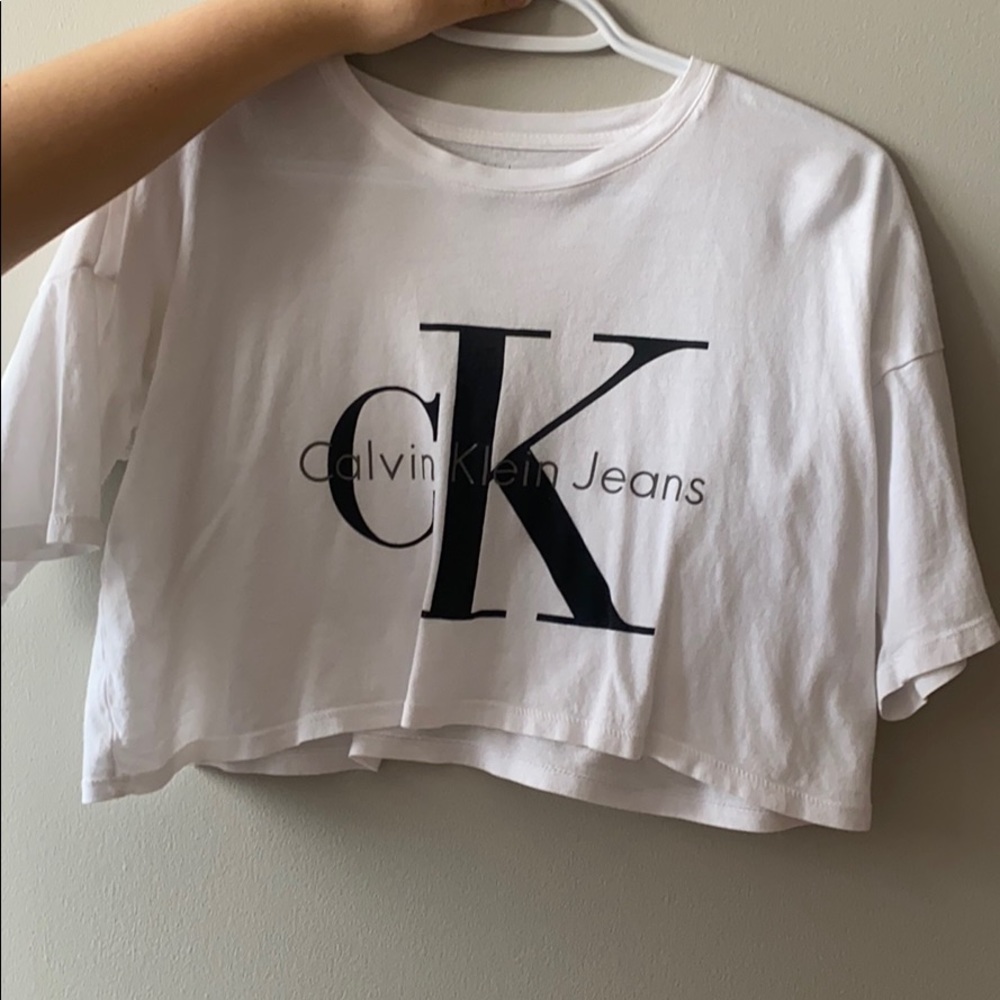Calvin Klein Cropped T-shirt